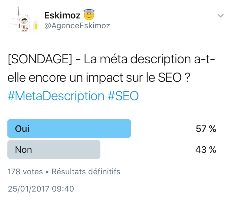 La meta description a-t-elle un impact sur le SEO ?