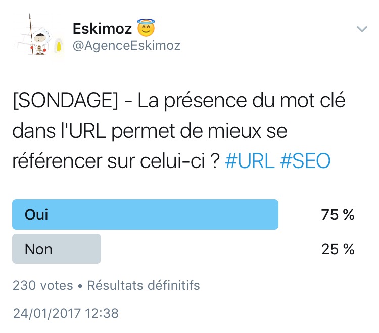 La presence du mot-cle dans l-URL permet de mieux se referencer sur celui-ci ?